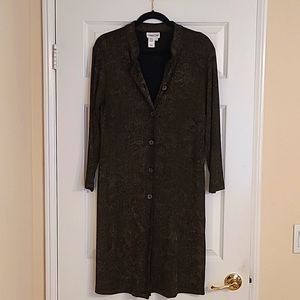 Coldwater Creek Long Duster/Jacket Size S